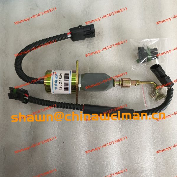 Weichai PARTS 13026889 24V WEICHAI Engine switch off solenoid