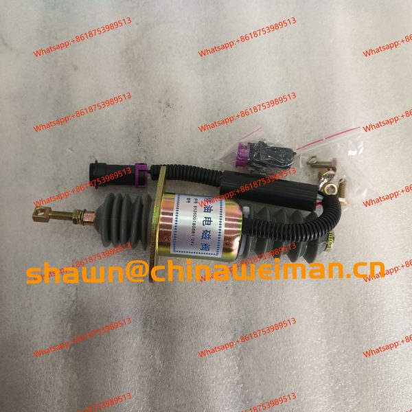 Weichai WP6 marine engine spare parts 24v stop solenoid 612600180681