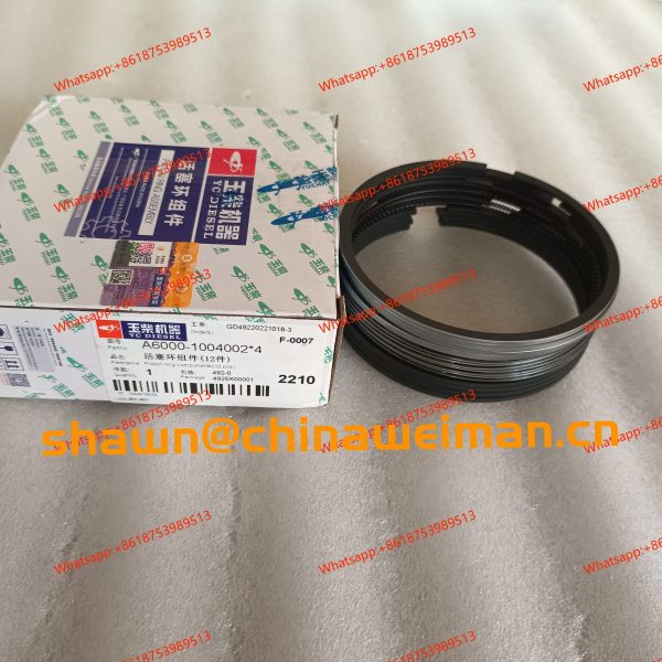 A6000-1004002 PISTON RING 4110001161012 4110003577020